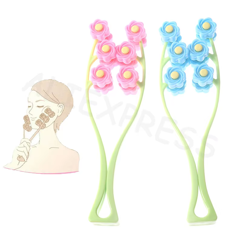 Rouleau de massage facial et cervical amincissant pour éliminer le double menton