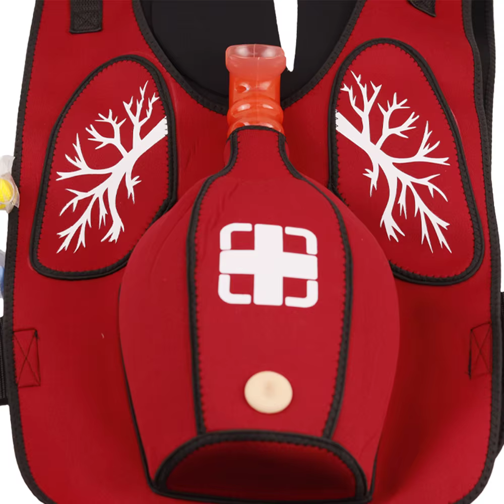 Entraînement de premiers secours Gilet d'entraînement Heimlich Gilet Heimlich Gilet d'entraînement de premiers secours Obstruction des voies respiratoires et sauvetage d'asphysie