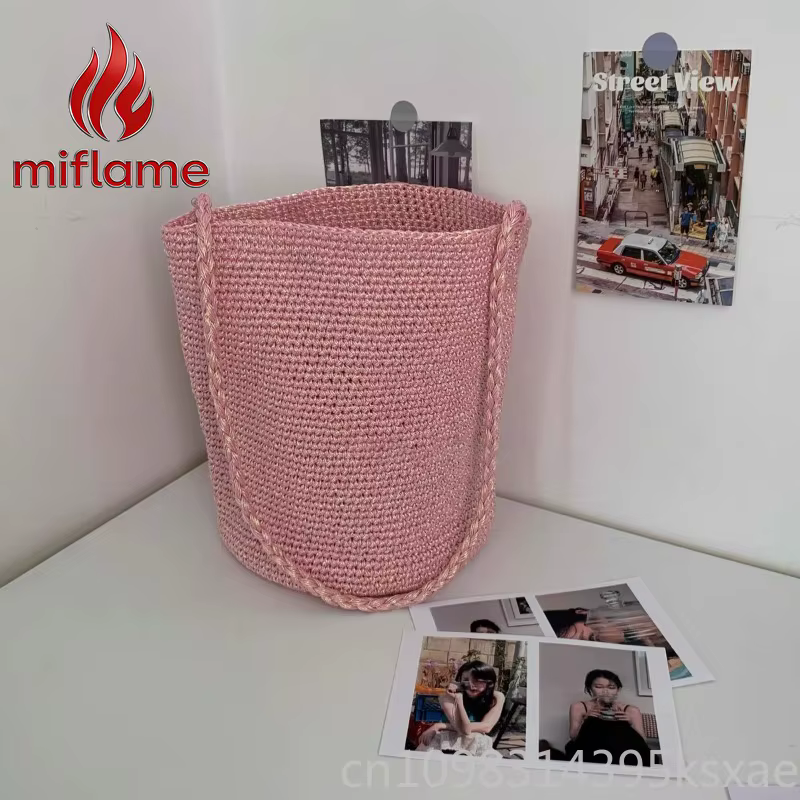 Sac à bandoulière tissé pour femme et fille, avec silhouette structurée, sac à main vintage pour les trajets quotidiens et les voyages