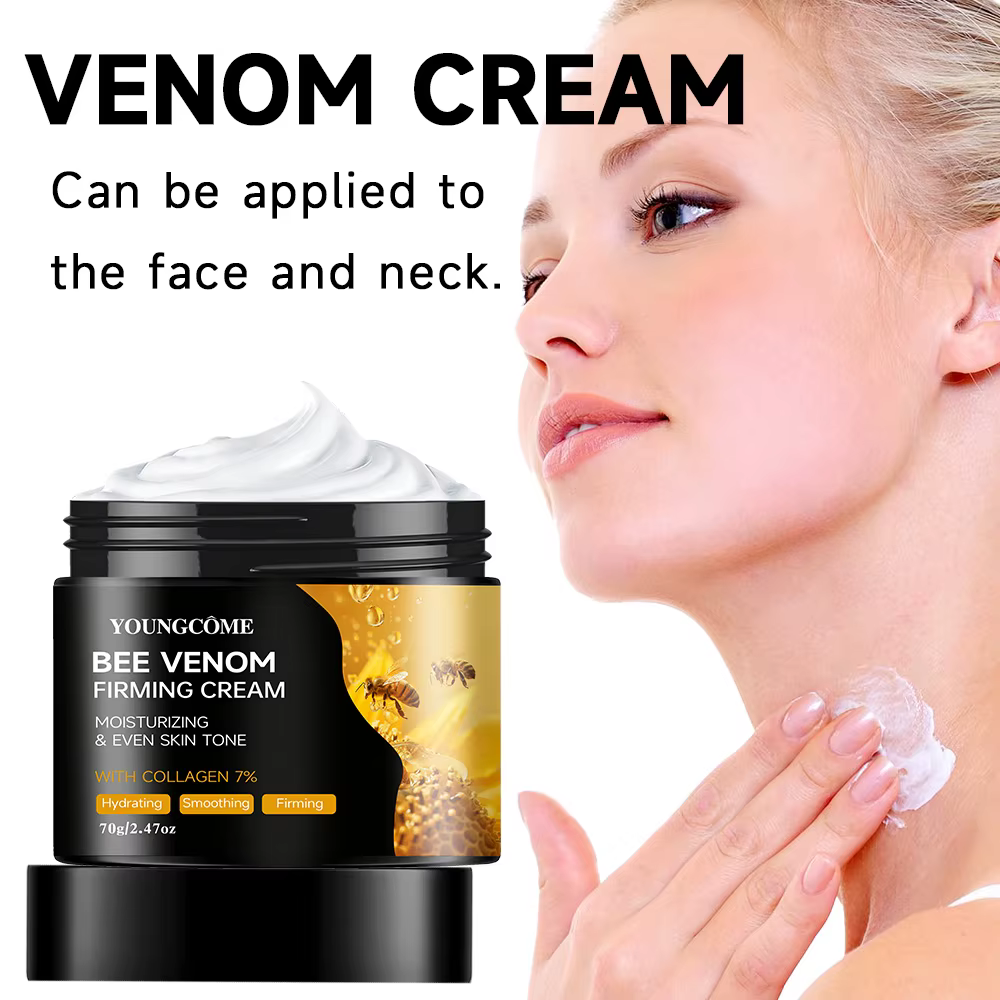 Crème Premium au Venin d'Abeille Visage et Cou – Boost de Collagène
