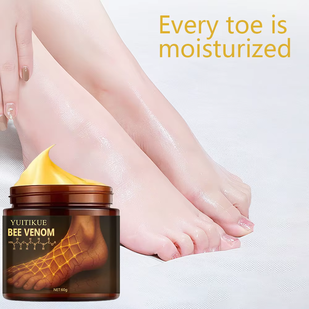 Crème pour les pieds au venin d'abeille