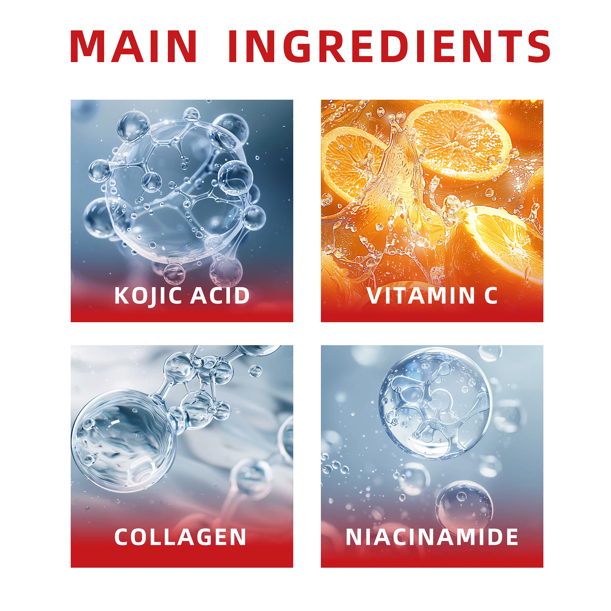 Crème pour le visage et le cou à l'acide kojique - Hydratante