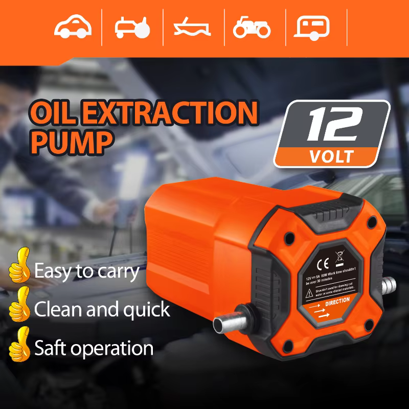 EADavid-Pompe d'aspiration d'huile de voiture électrique, 12V, 60W, livraison de carburant, huile moteur, pétrole brut, eau salée, pompe d'aspiration pour voiture, moto, bateau