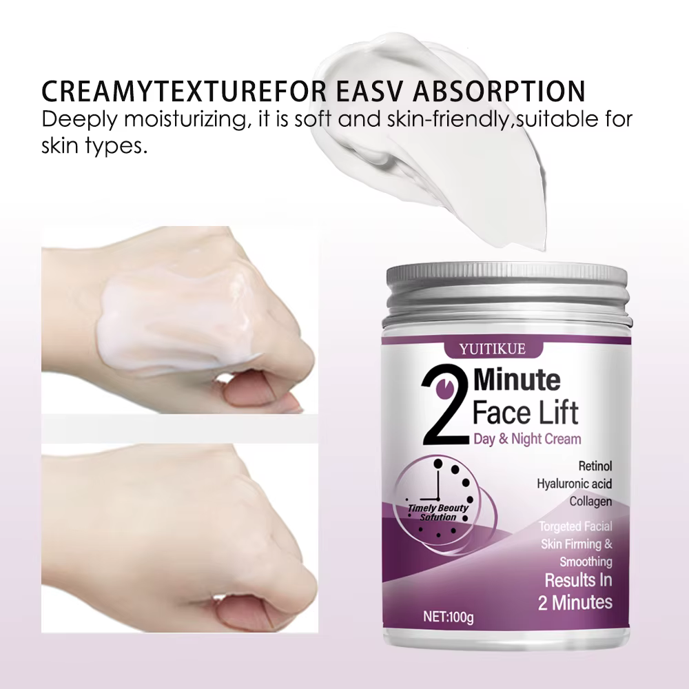 YUITIKUE Crème liftante 2 minutes 100 g - Rétinol et collagène