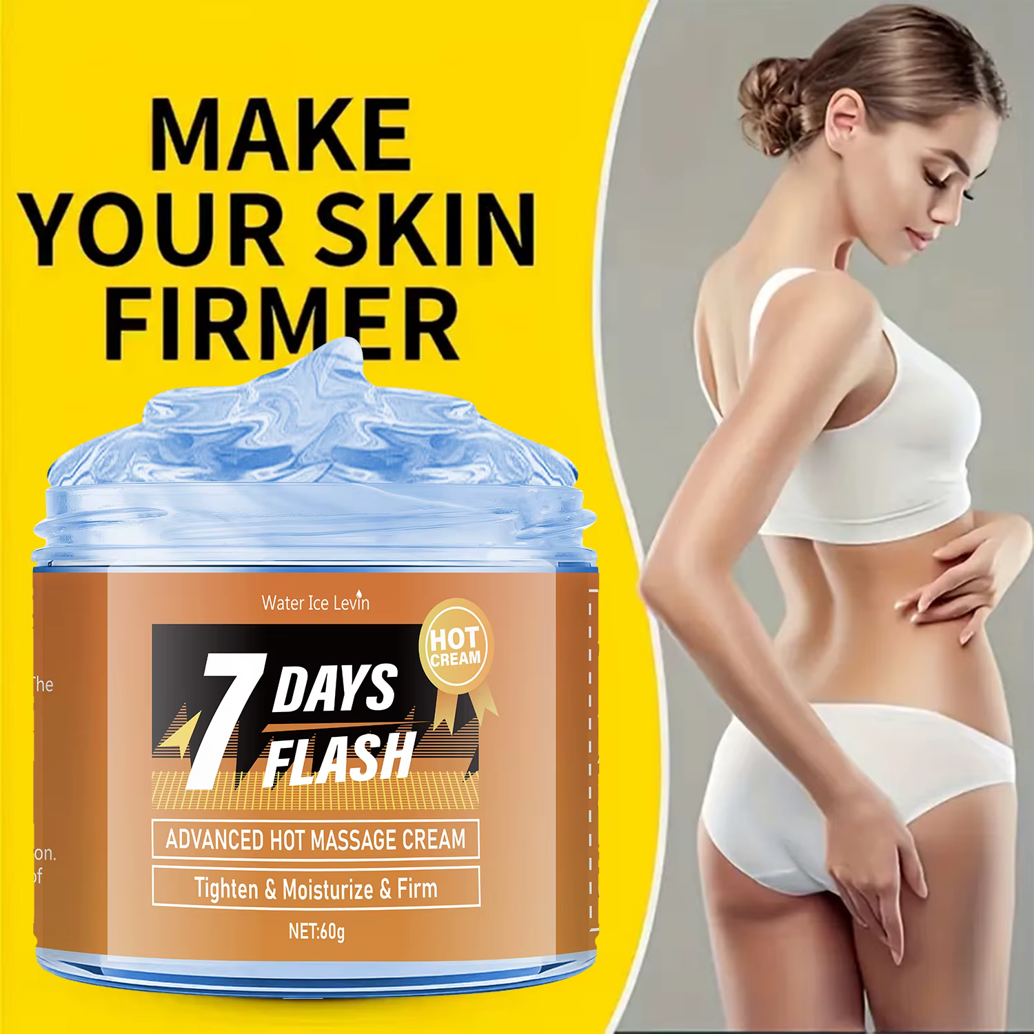Crème de massage hydratante 60g – Serre-serrage et liftant