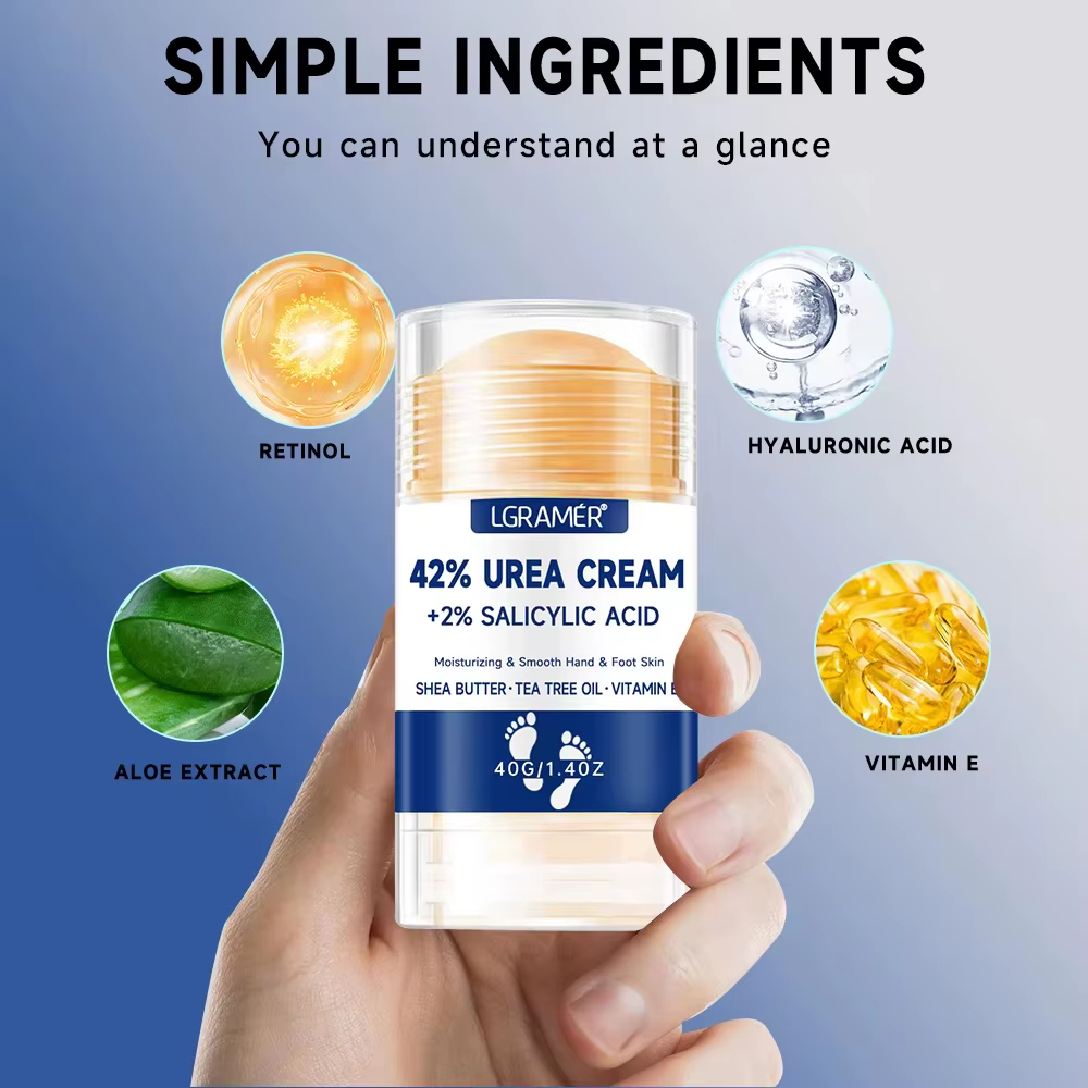 Crème pour les pieds à l'urée 42% + 2% acide salicylique soin hydratant intensif