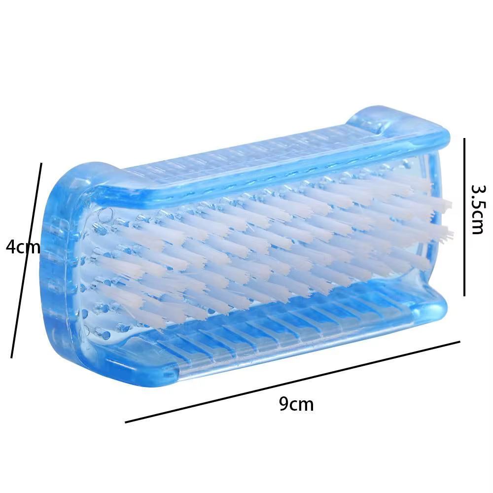 Brosse à Ongles Double Face Douce pour Manucure et Pédicure