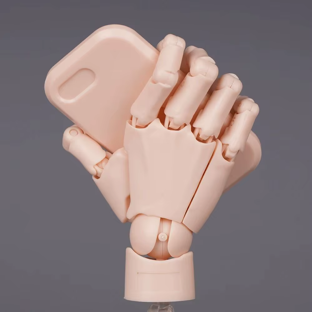 Modèle mobile de articulation de main en plastique mannequin biomimétique Simulation de main figurine d'action de main Sculpture modèle de main d'anime articulé