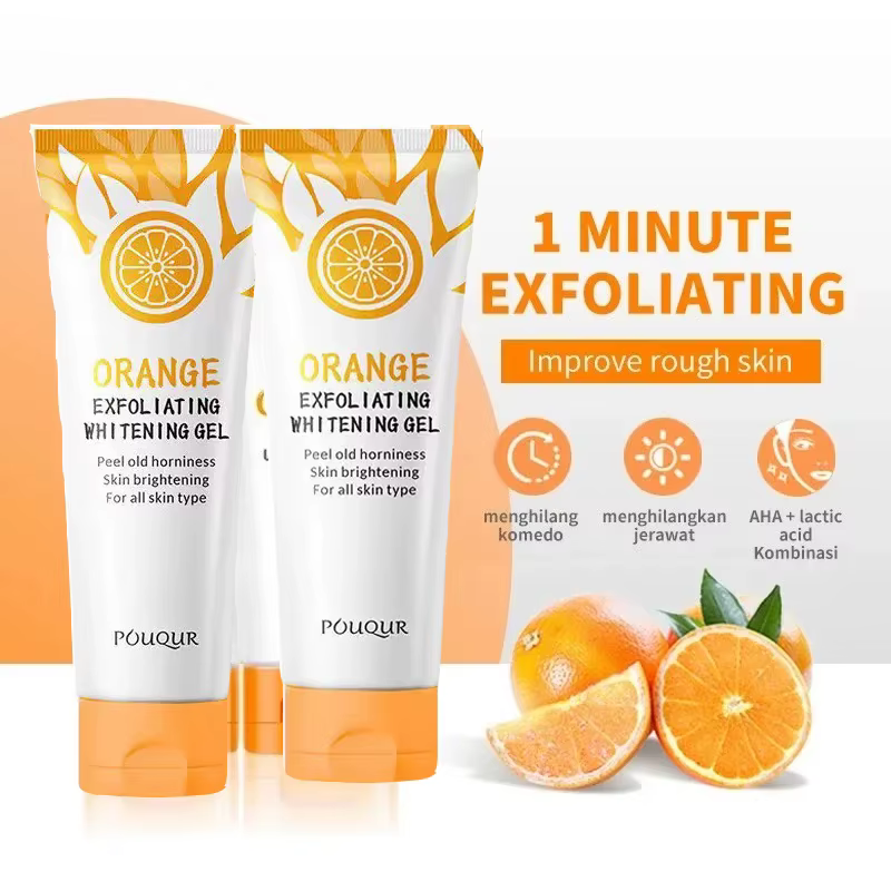 Gel exfoliant à l'orange