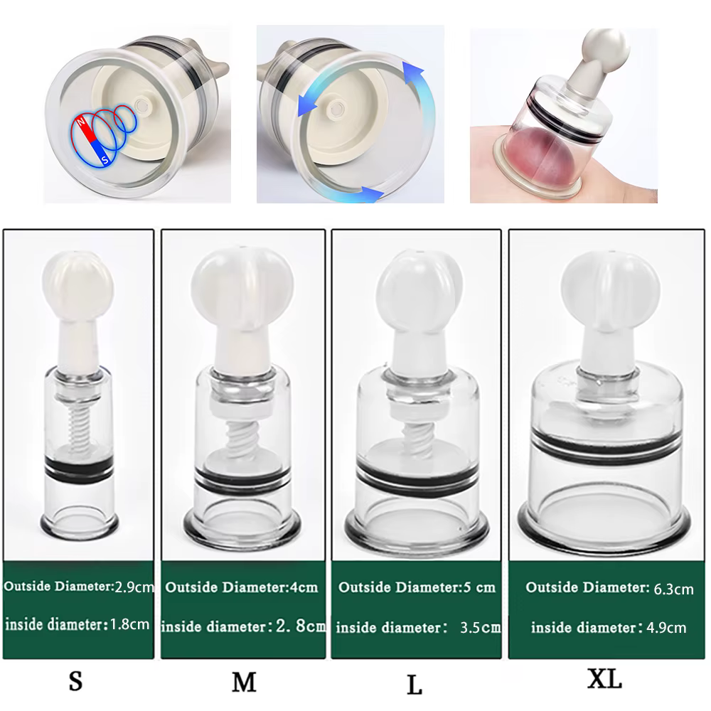 Ventouses sous vide, 4 tailles