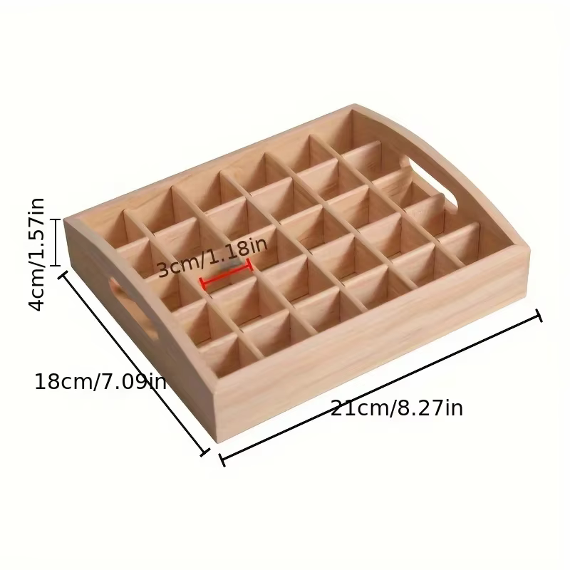 Boîte de stockage d'huiles essentielles