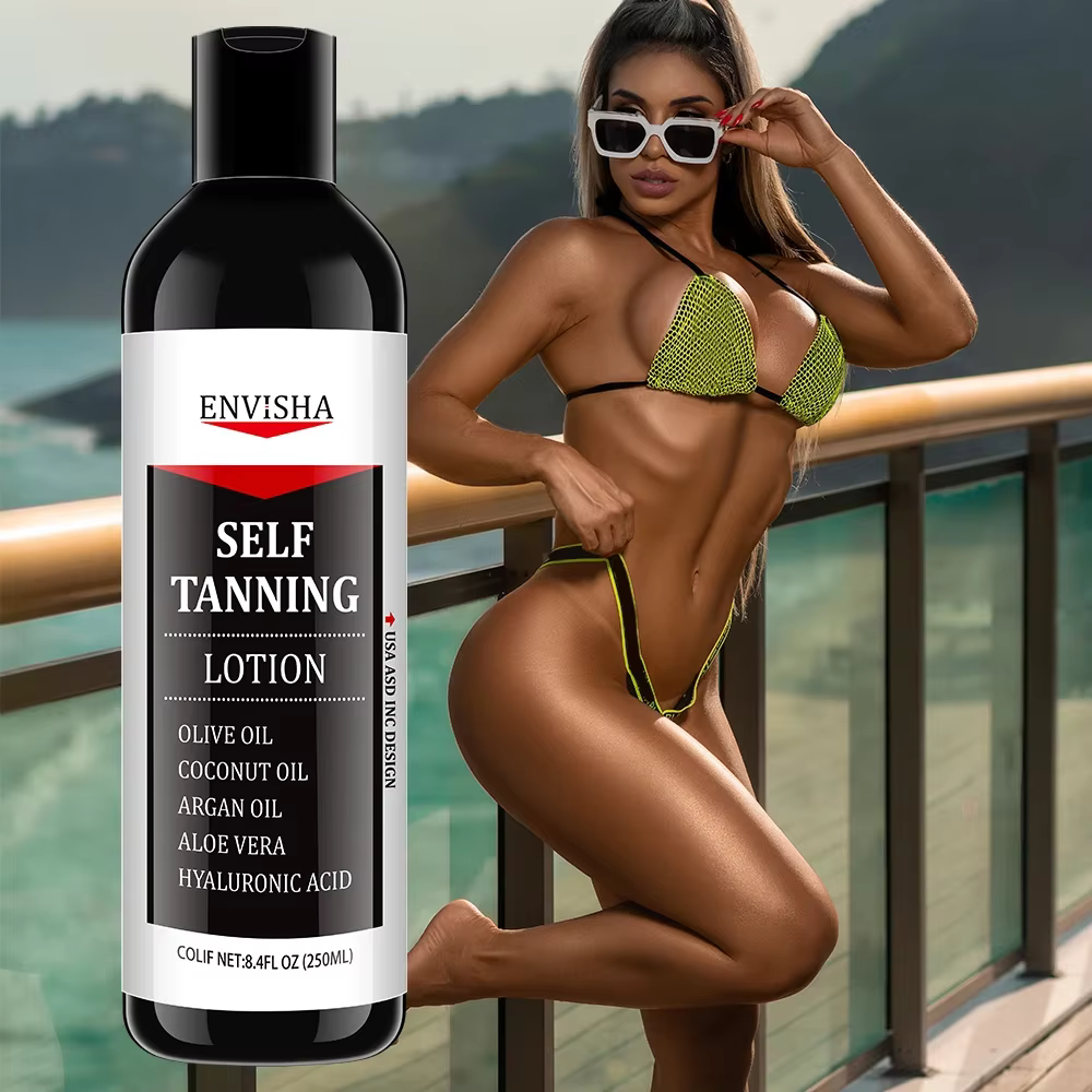 Crème autobronzante pour le corps