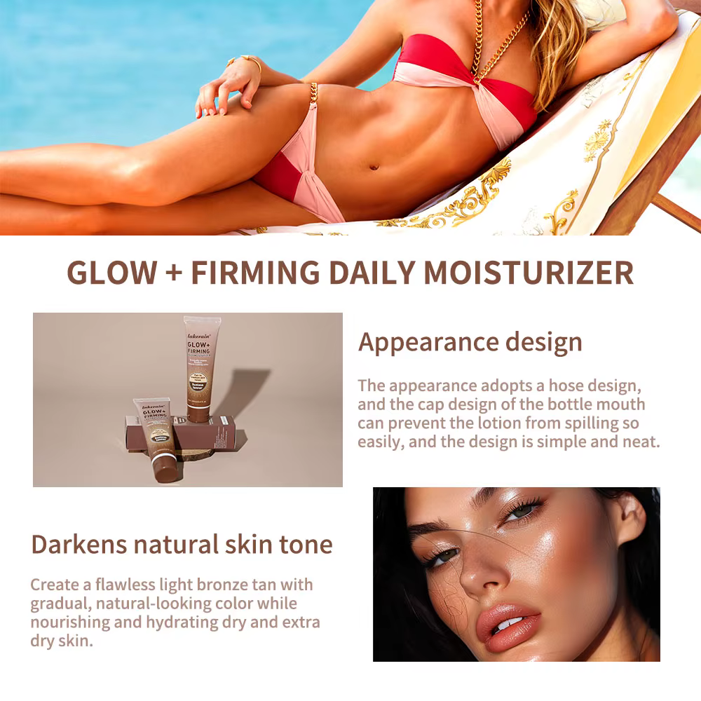 Crème Bronzante Visage et Corps Longue Durée – Autobronzant Naturel Nourrissant et Protecteur Contre les Rayons UV