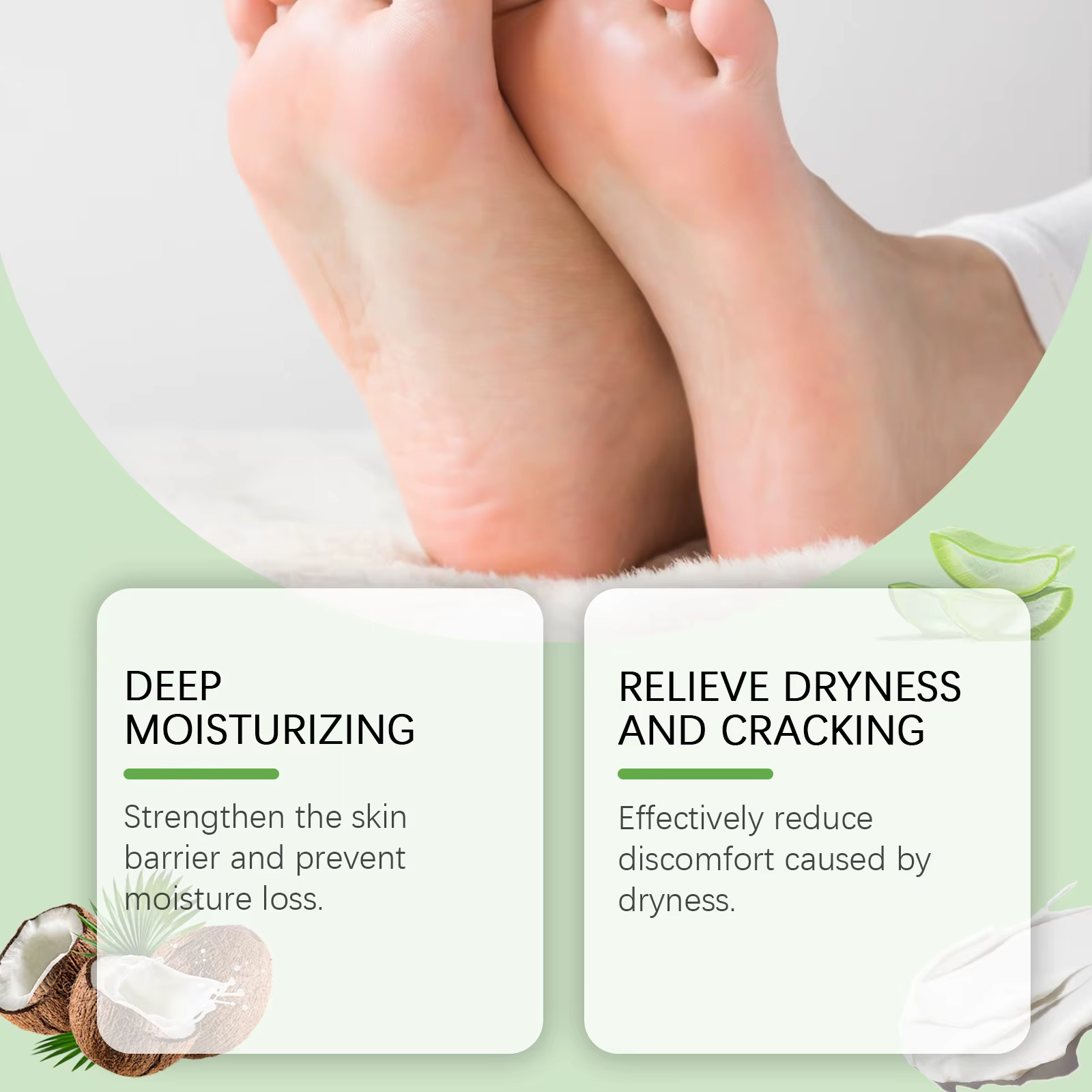 Crème de soin des pieds à l'urée