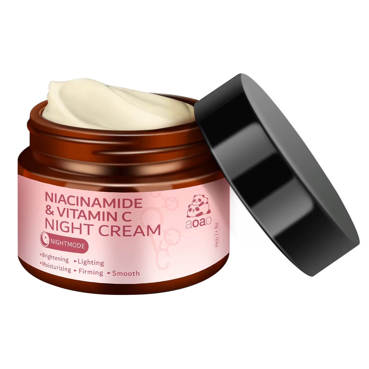 Crème de nuit hydratante enrichie en Niacinamide