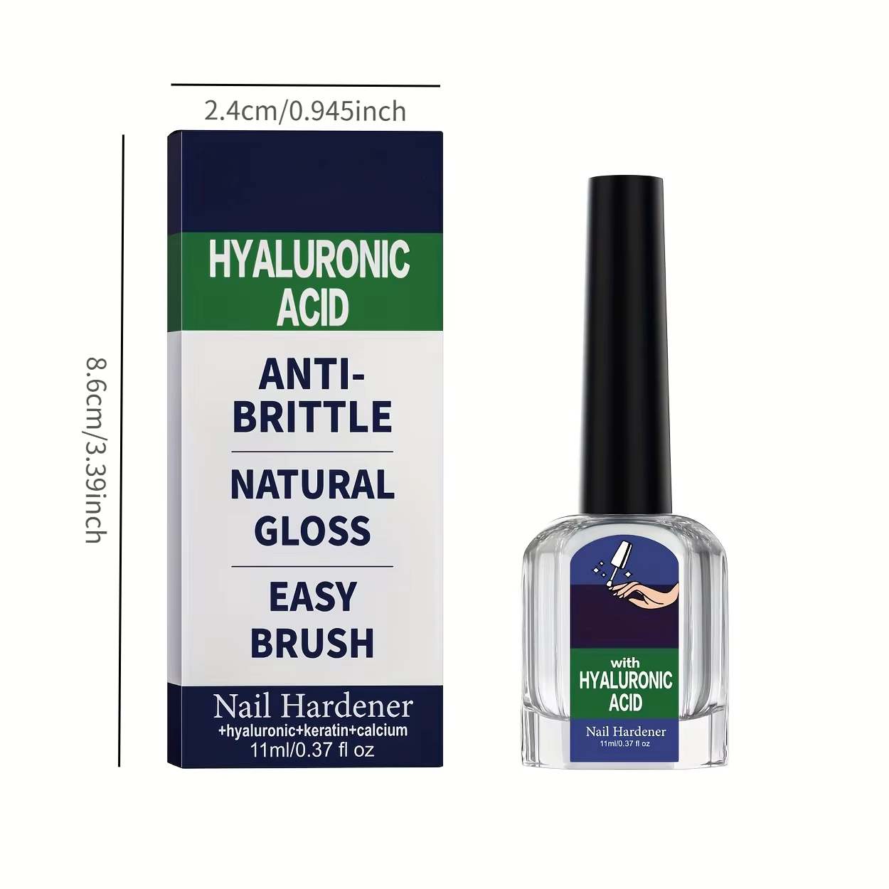 Fortificateur et croissance du vernis à ongles : durcisseur naturel pour une résistance supplémentaire