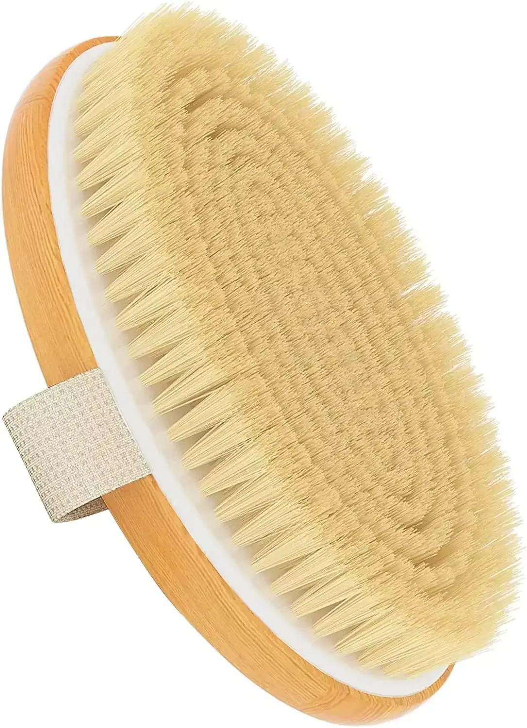 Brosse corporelle exfoliante en bois