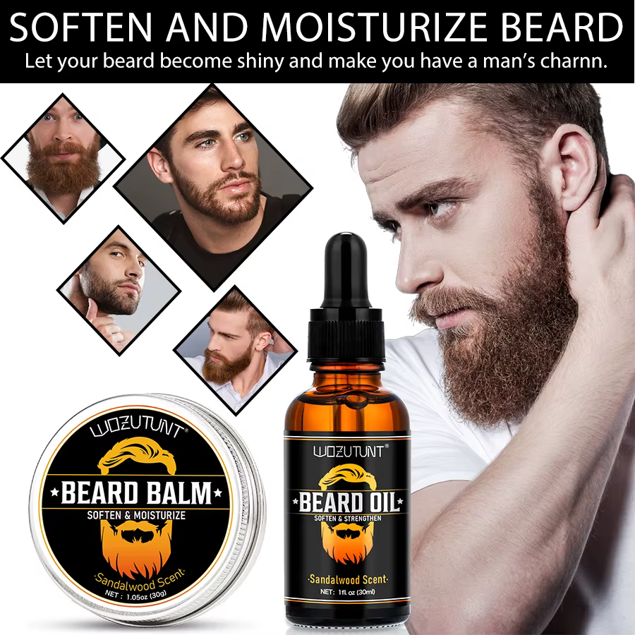 Kit de soins pour barbe pour hommes