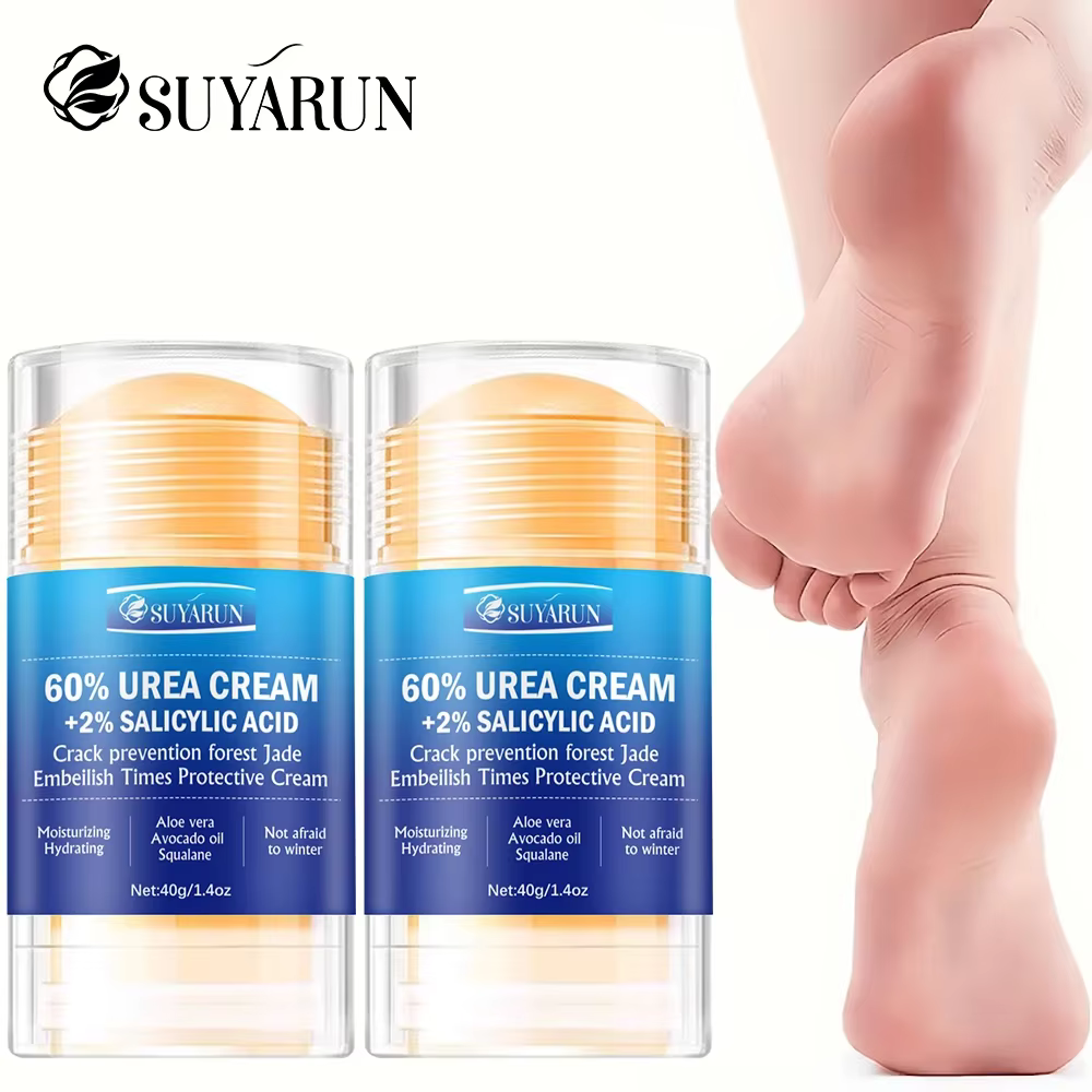 SUYARUN Bâton de crème de soin des pieds à l'urée 60 % - Réparation intensive du talon craquelé