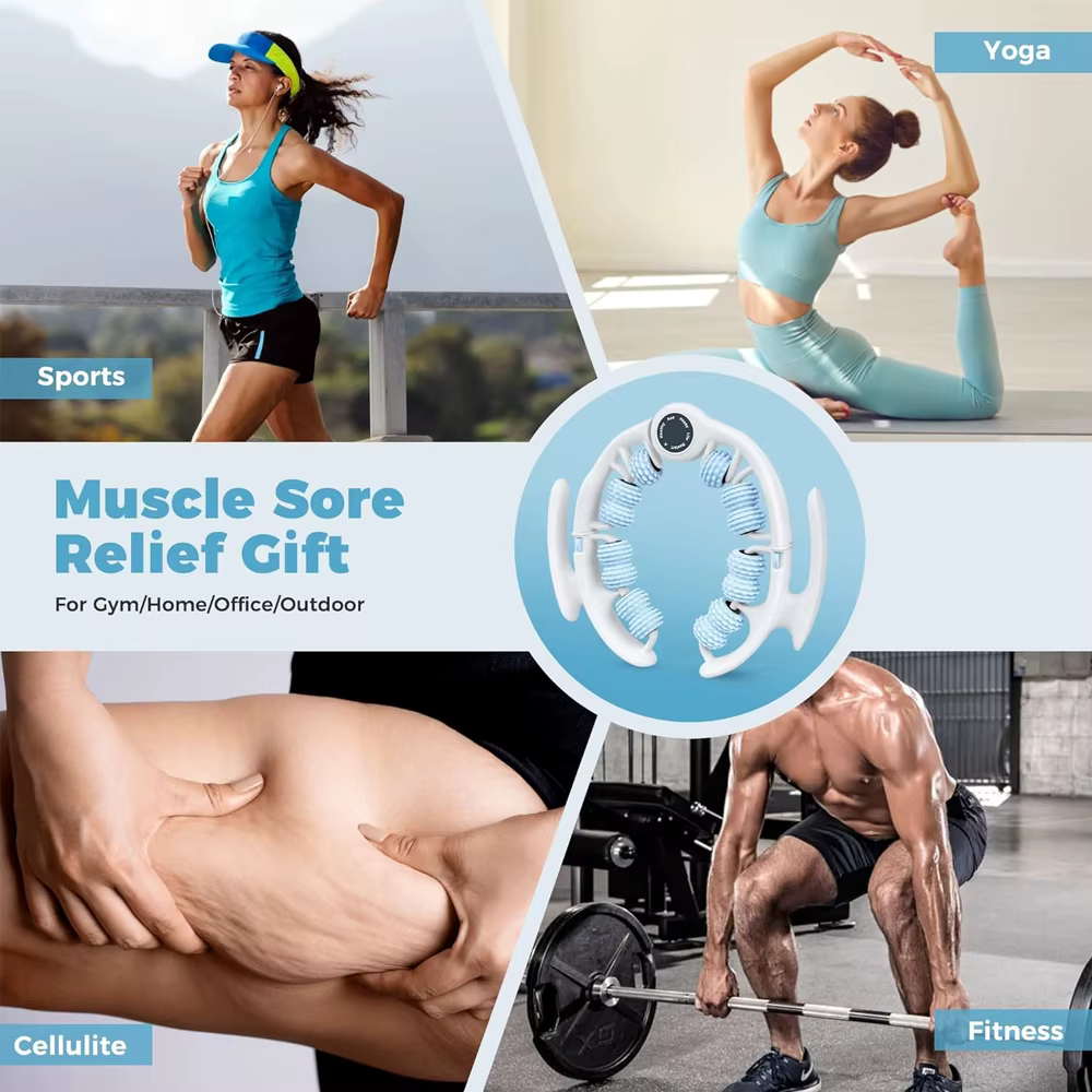 Outil de massage anti-cellulite - Masseur de drainage lymphatique - Rouleau musculaire