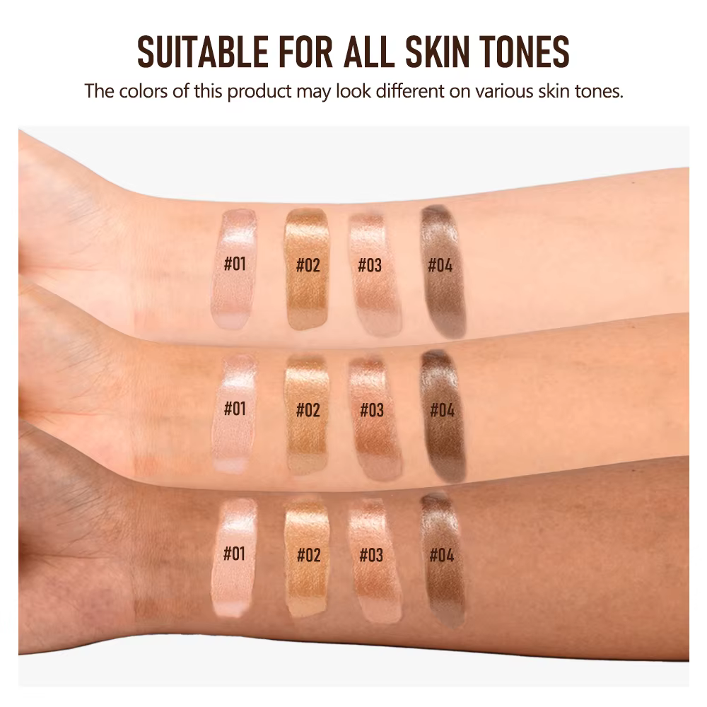 Gouttes bronzantes scintillantes