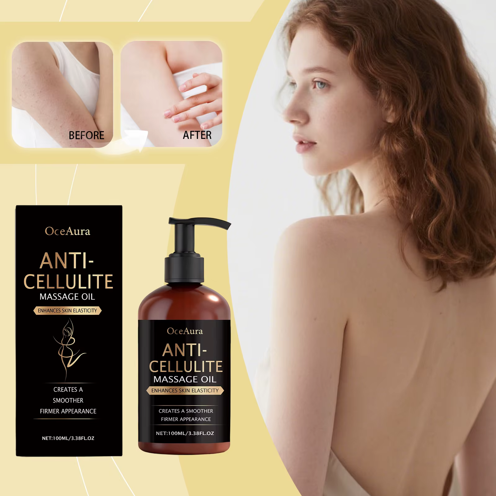 Huile de Massage corporel avec citron