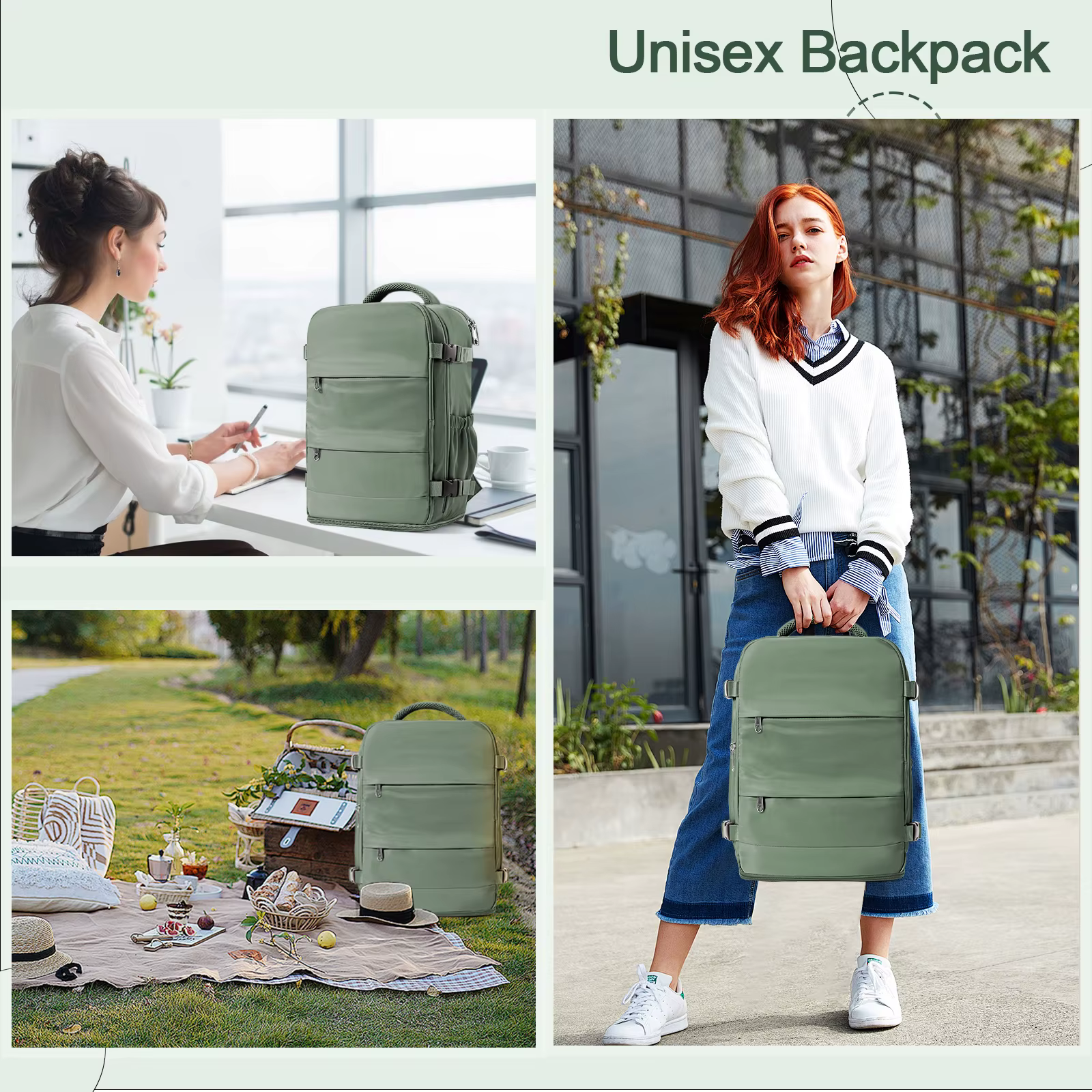 Sac à dos Ryanair 40x30x20, sac de cabine, sac à dos de voyage pour hommes et femmes, bagage à main, sac à dos pour ordinateur portable, mochila para viaje cabina