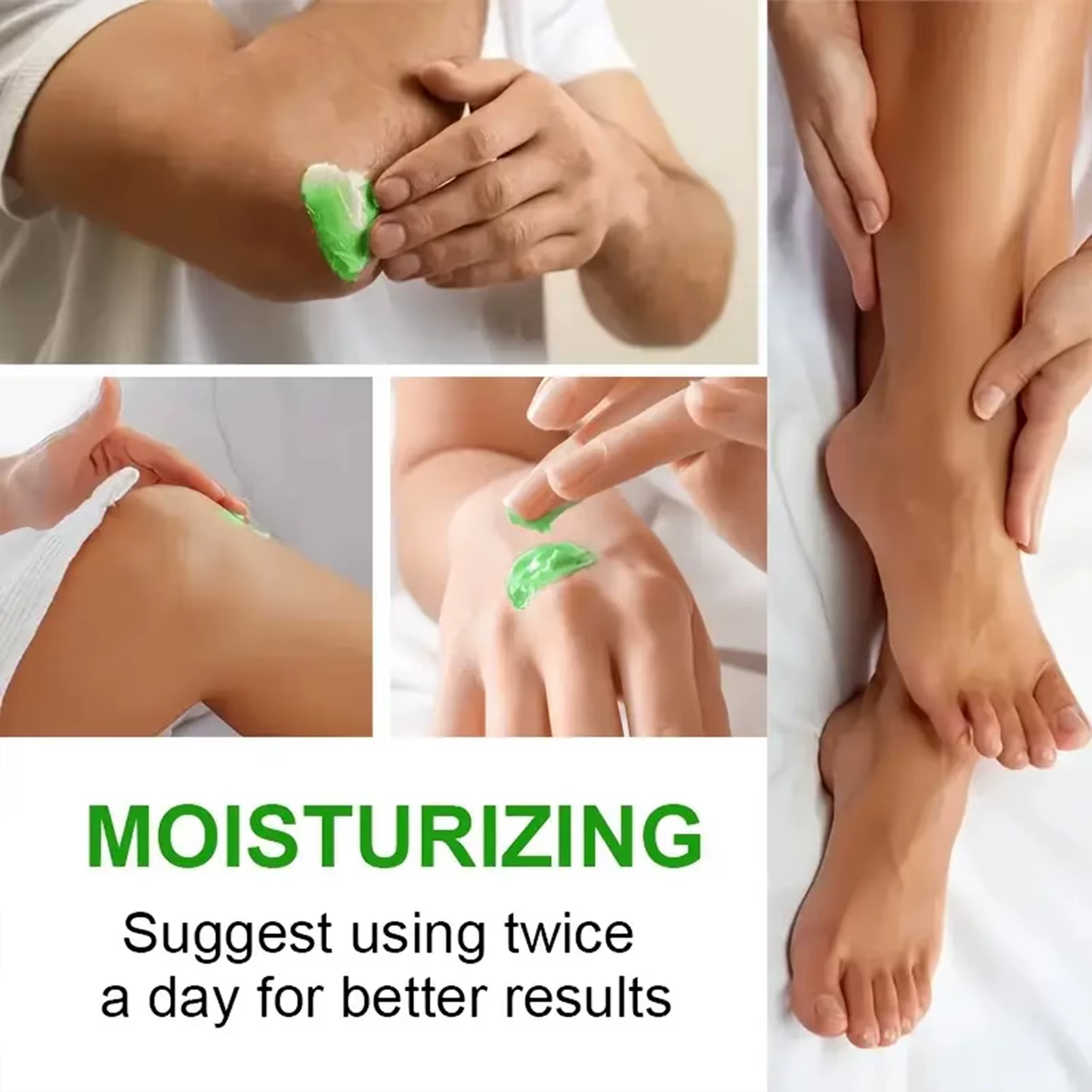 Crème pour les pieds Tea Tree & Calendula avec vitamine E & Aloe Vera