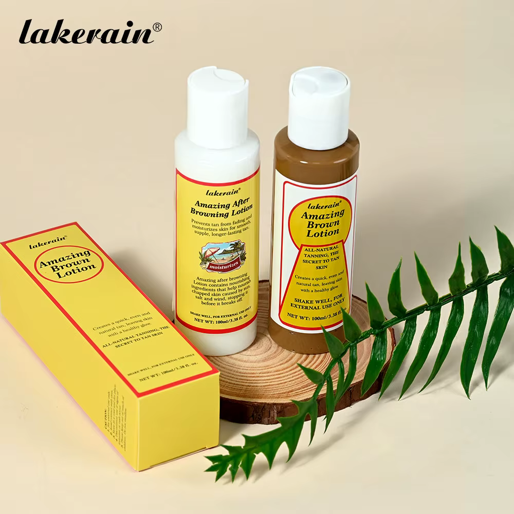 Lotion bronzante effet hâle durable