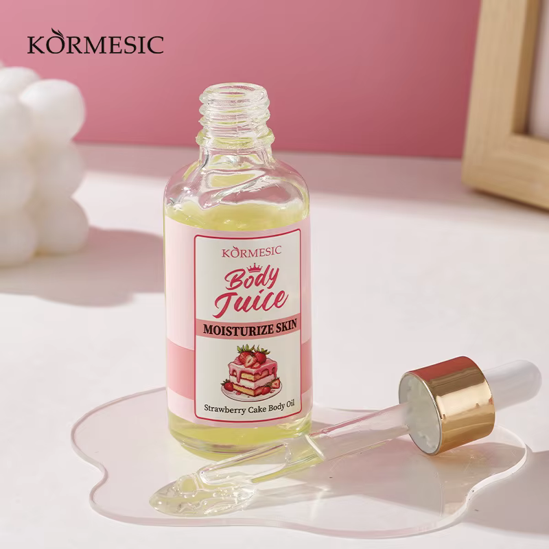 KORMESIC Huile corporelle gâteau aux fraises - Hydratant