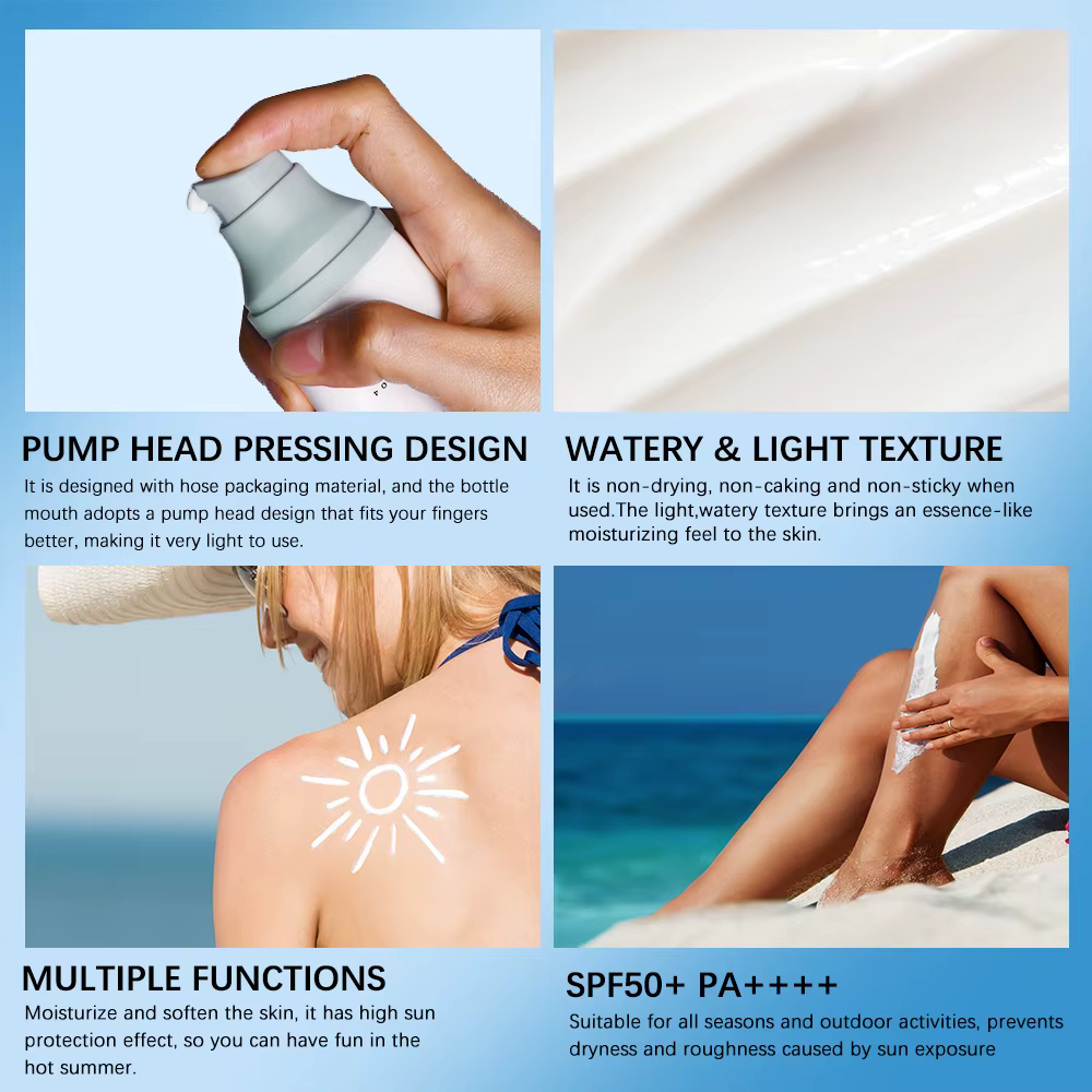 Crème solaire pour soins de la peau