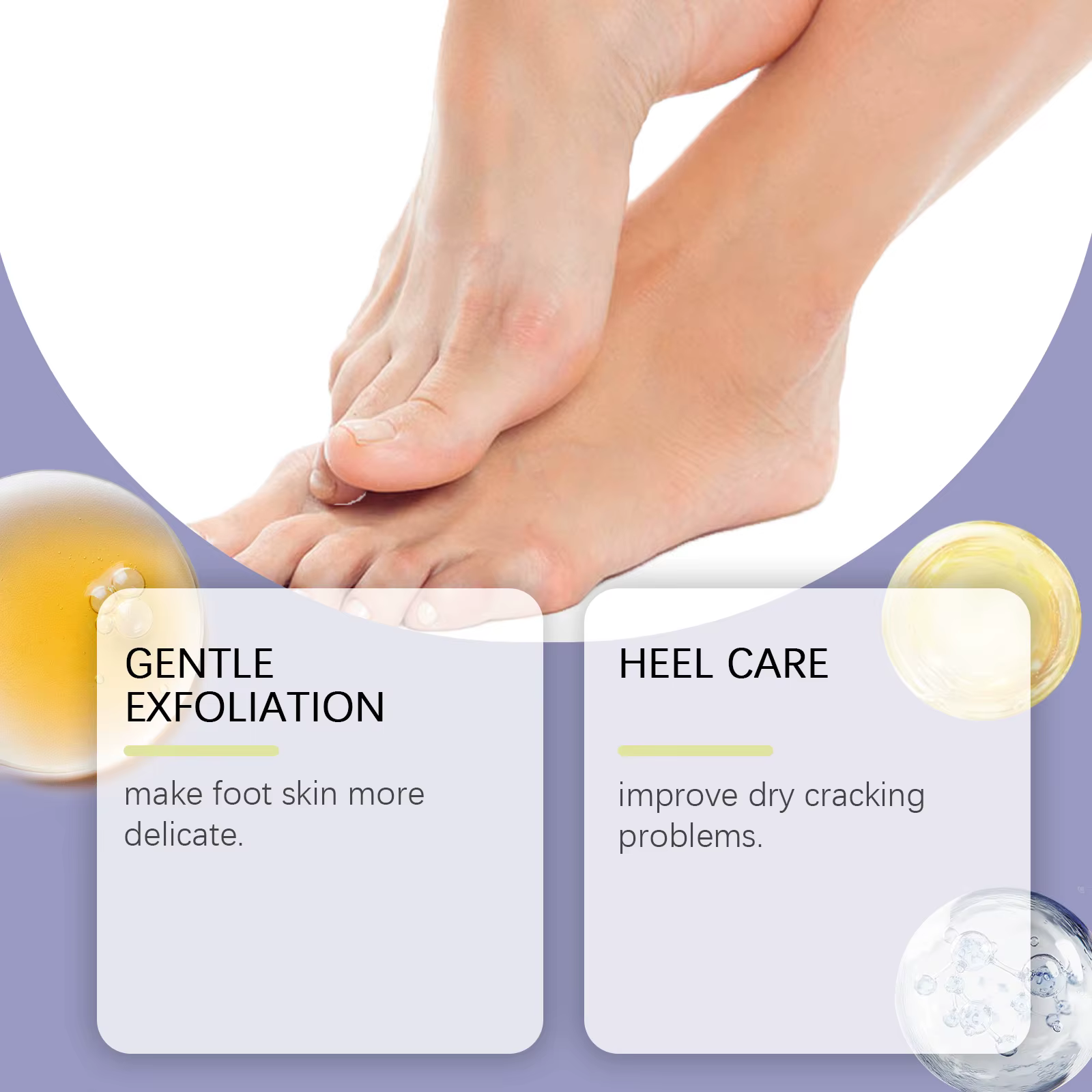Gommage exfoliant pour les pieds au charbon de bambou