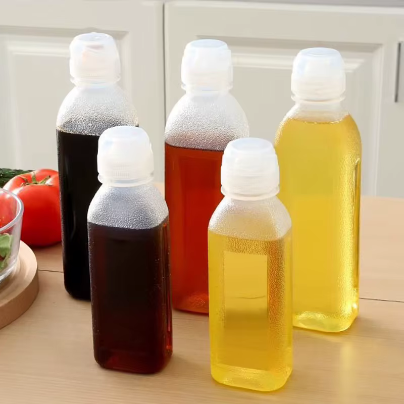 Bouteille d'huile à presser de cuisine, bouteilles de pulvérisation de condiments d'huile, bouteille de pulvérisation de cuisson, salade de Ketchup, bouteille d'huile d'olive, Gadgets de cuisine