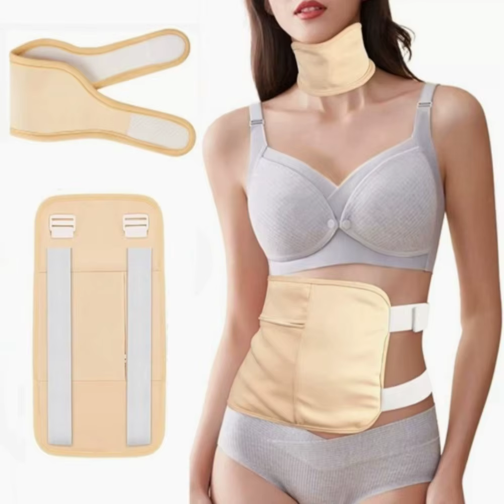 Compresses d'huile de ricin pour la détoxification du foie, en flanelle de coton biologique et PUL imperméable, kit de compresses d'huile de ricin réutilisables pour massage (huile non incluse)