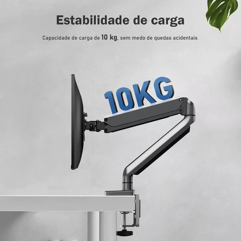 Support de moniteur à bras articulé, moniteur de mouvement complet de bureau, bras à ressort mécanique, Support en aluminium