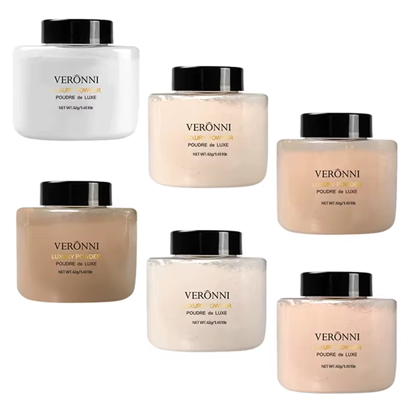 Poudre de maquillage naturelle pour le visage