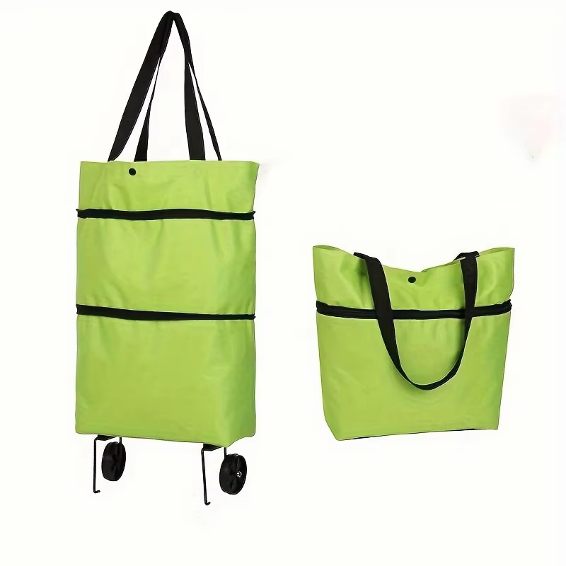 Sac à main pliable 1 pièce, petit chariot de courses, grand sac de supermarché, sac portable pour courses avec dessin à la main
