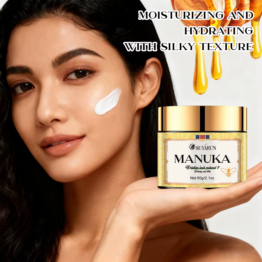 SUYARUN Hydratant au collagène et au rétinol au miel de manuka – Hydratation en profondeur