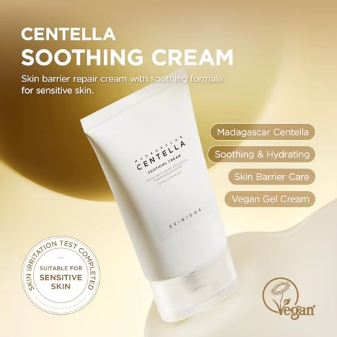Crème apaisante à la Centella asiatica de Madagascar SKIN1004