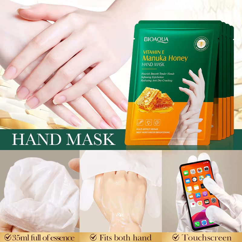 Masque pour les mains à la vitamine E