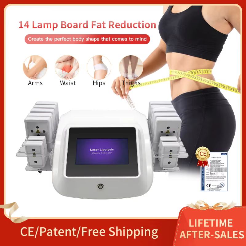 Machine Laser Lipo 14 tampons