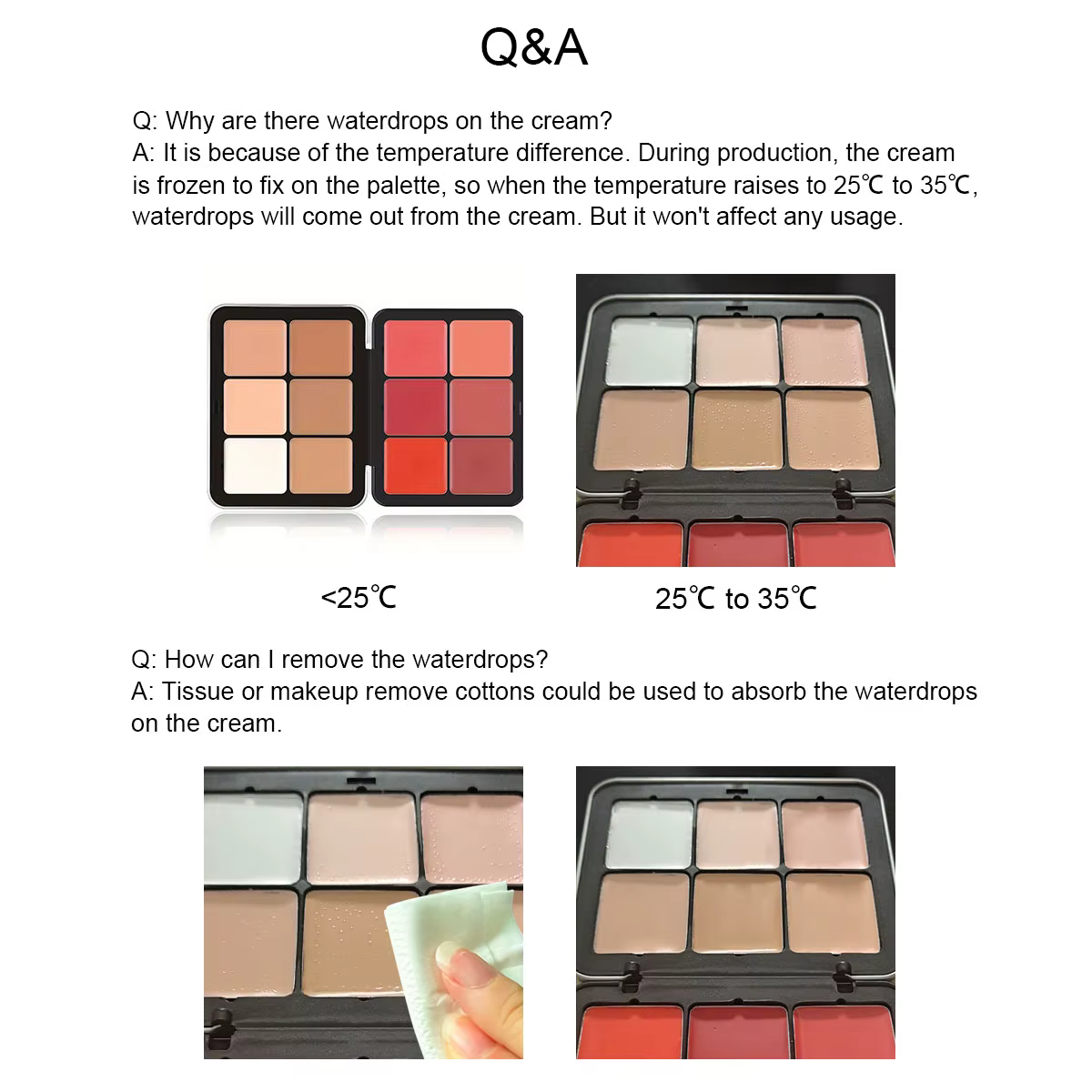 Palette de correcteurs 12 couleurs