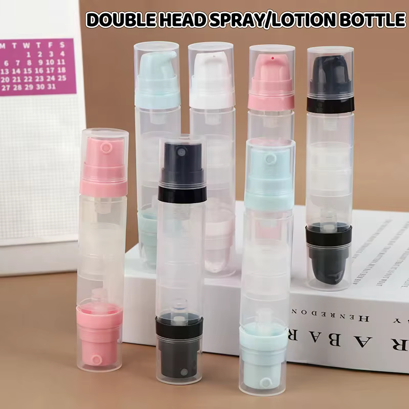 Bouteille de pulvérisation/Lotion à Double tête à pression sous vide