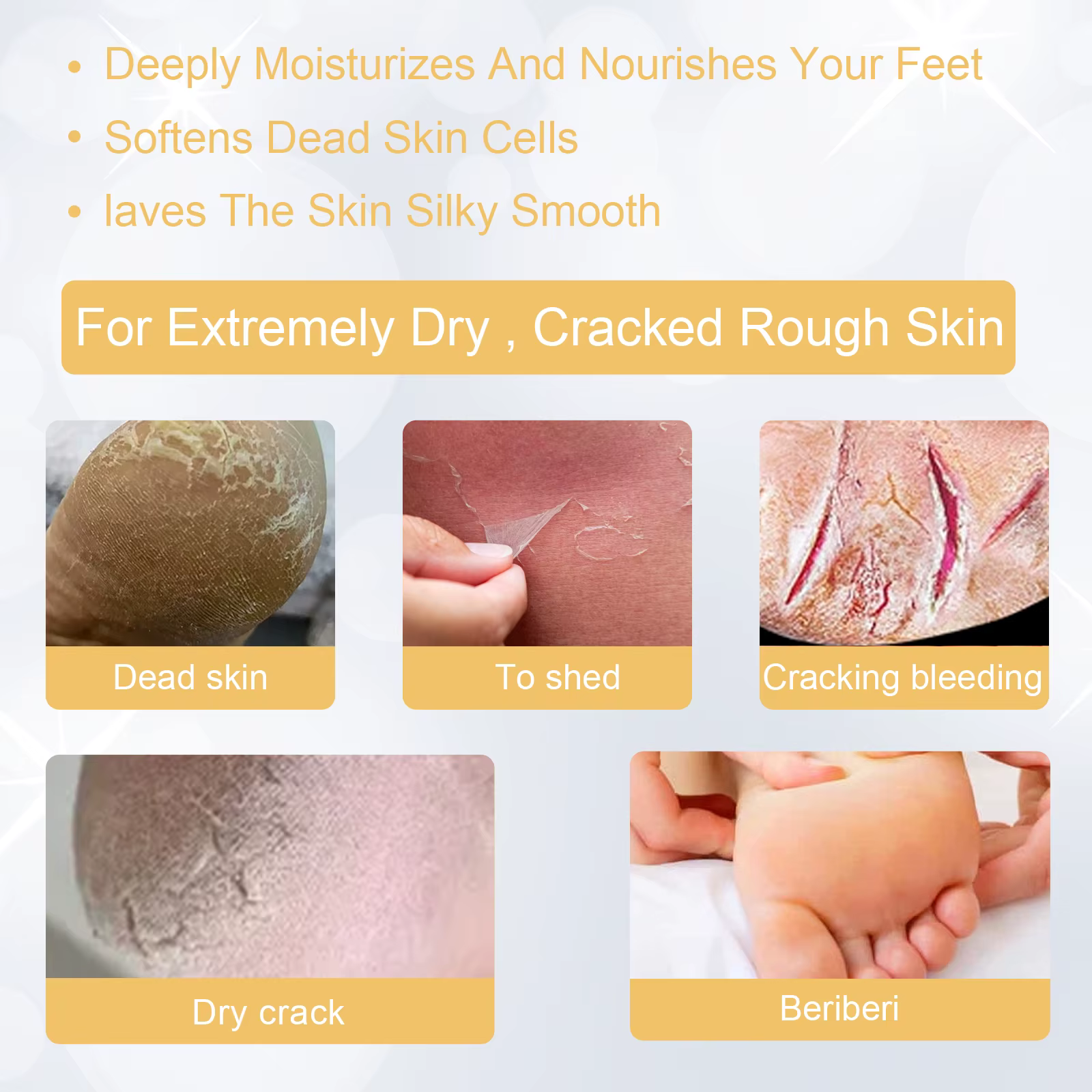 Ouhoe – Spray exfoliant pour les pieds