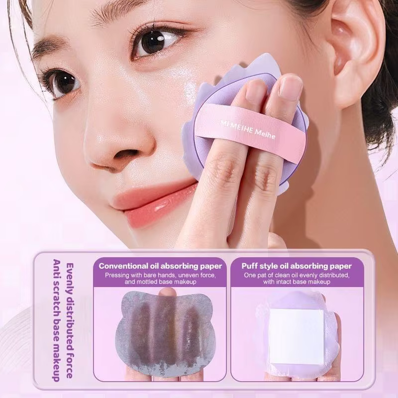 100 feuilles de papier absorbant pour le contrôle du sébum, absorbent l'huile du visage, essentielles pour les retouches de maquillage, les mariages, les entretiens
