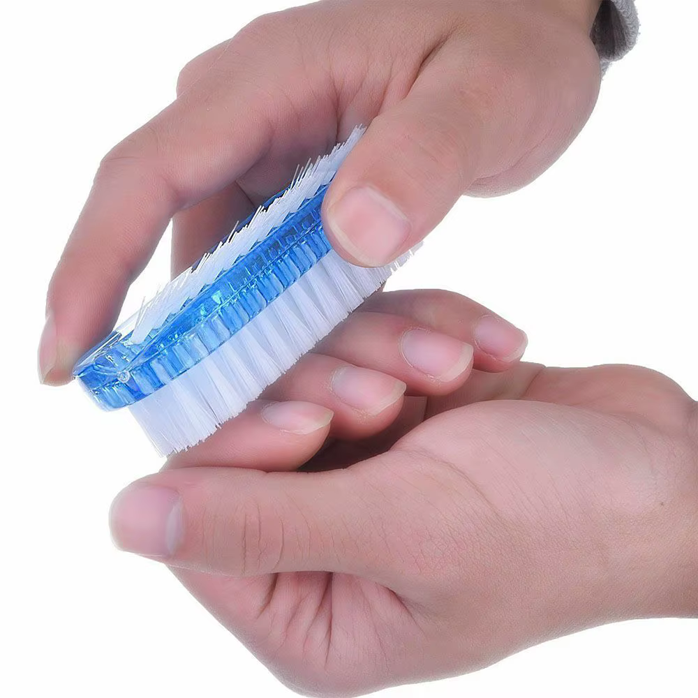 Brosse à Ongles Double Face Douce pour Manucure et Pédicure