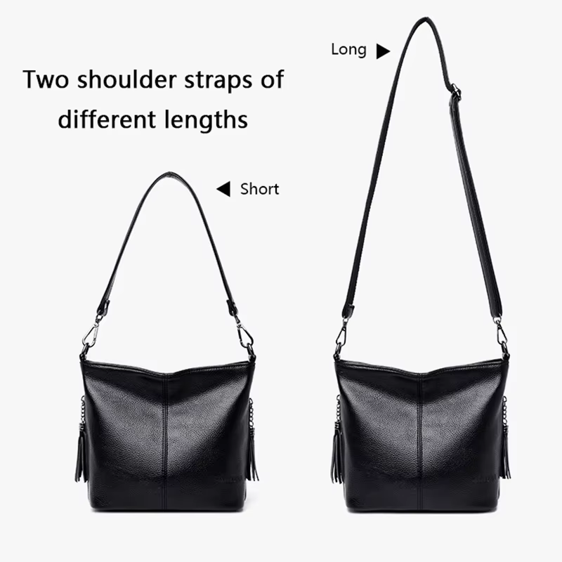 Sacs à bandoulière en cuir souple pour femmes, nouveaux sacs à main de luxe décontractés, sac à bandoulière de styliste, fourre-tout, 2023