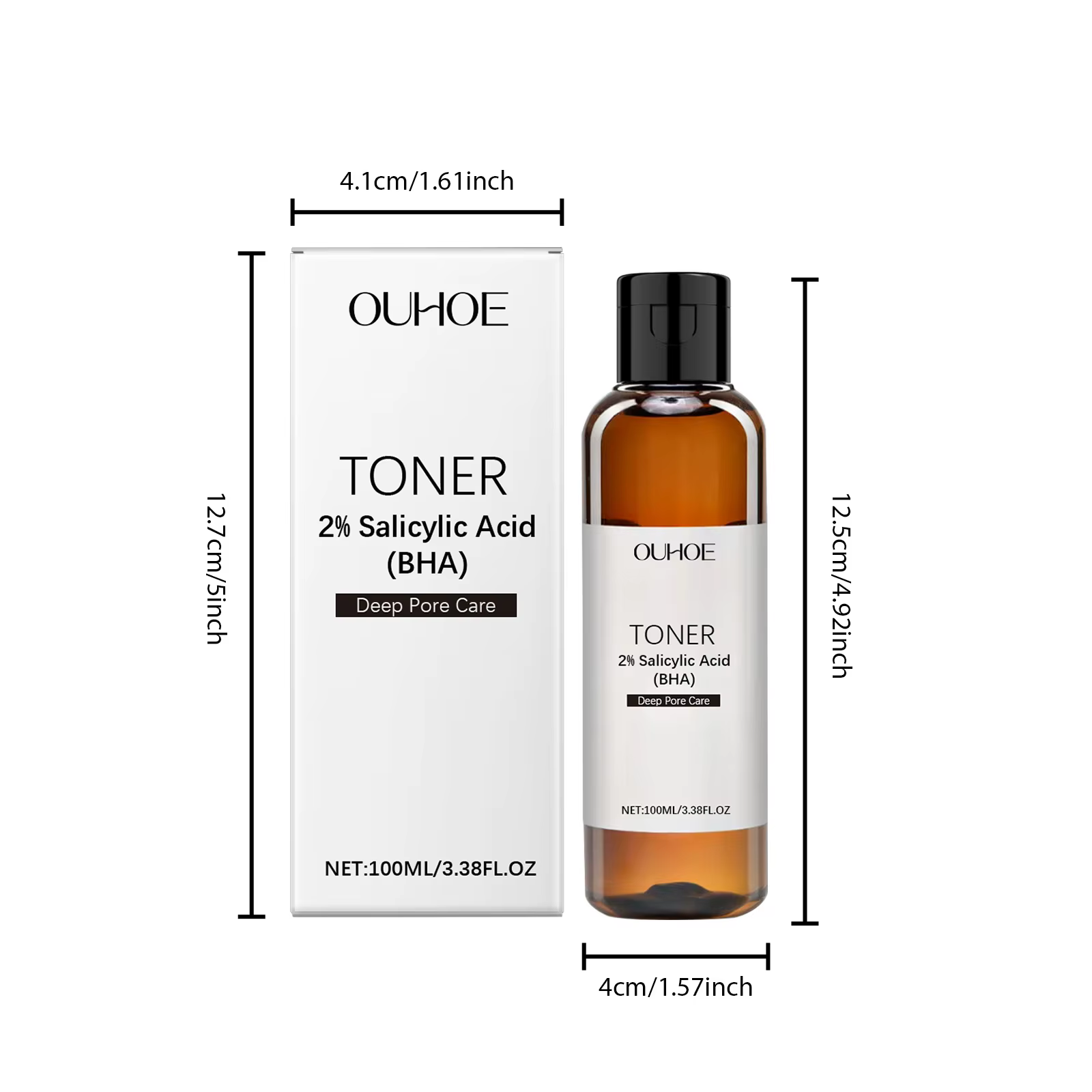 Tonique à l'acide salicylique pour l'élimination de l'acné