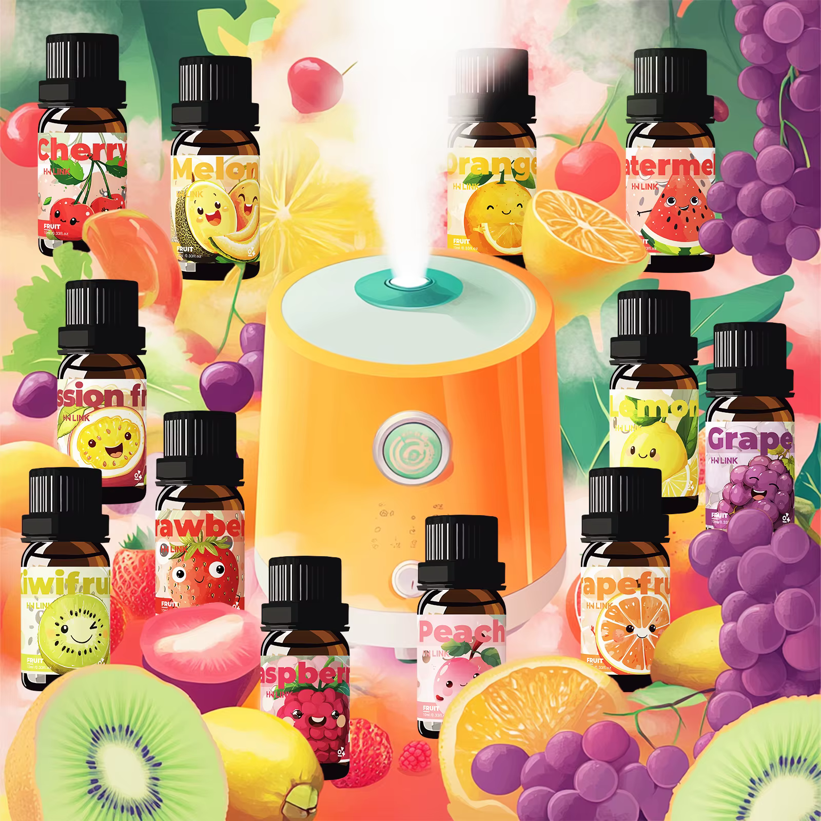 Huiles essentielles de pêche 10 ml pour la fabrication de bougies