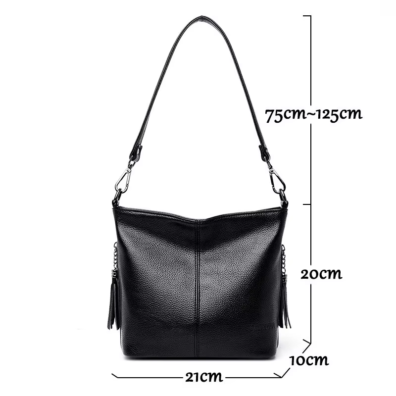 Sacs à bandoulière en cuir souple pour femmes, nouveaux sacs à main de luxe décontractés, sac à bandoulière de styliste, fourre-tout, 2023